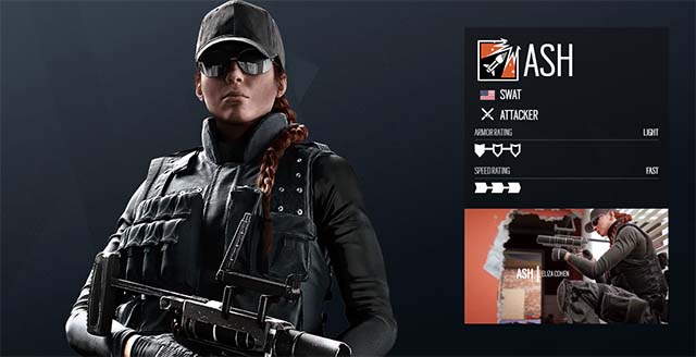 R6 Attacker Ash